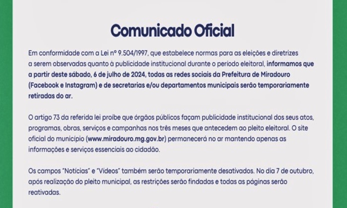 comunicado-oficial-sobre-a-desativacao-das-redes-sociais-institucionais-da-prefeitura-